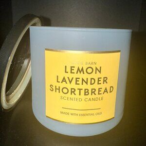 Lemon Lavender Shortbread Candle Bath & Body Works/White Barn BBW NWT